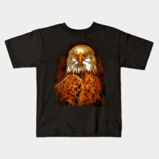 Bald eagle spirit of freedom and adventure Kids T-Shirt